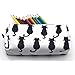 LParkin Cute Black Cat Pencil Case Pouch Gift Bag Storage Makeup Case Cosmetics Stationary Kawaii Pencil Box Office Travel Zipper Closure Portable Multi-Purpose