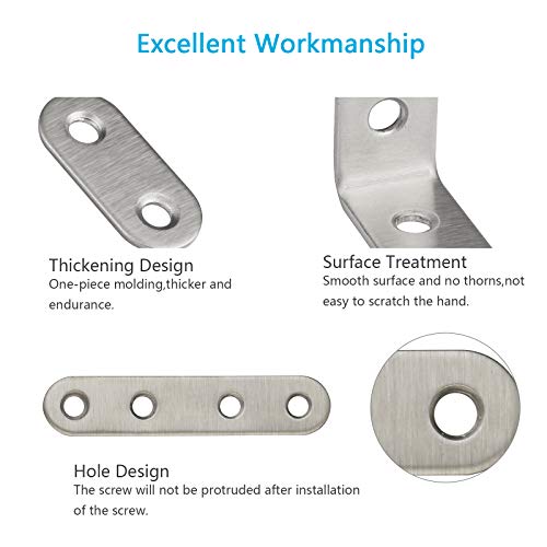 5 Corner+Brace+Stainless+Bookshelf+Furniture