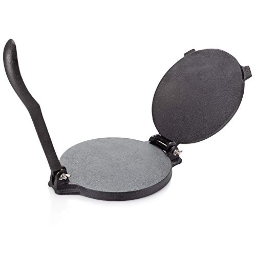 Cast Iron Tortilla Press, Tortilla, Roti, and Flatbread Maker (Pre