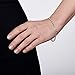 Amberta 925 Sterling Silver 4.5 mm Double Curb Chain Bracelet Length 7