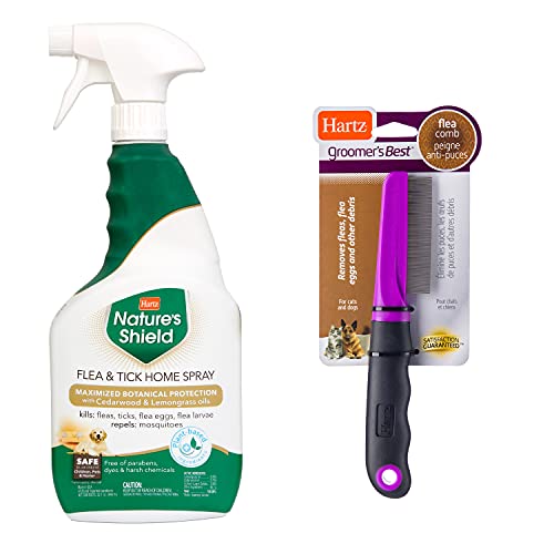 Hartz Flea Tick Bundle with Nature's Shield Home Spray and