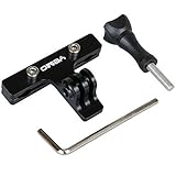 Yemo® Racing Cycling Seat Saddle Rail Clamp Mount For Gopro Hero 4, Session, Black, Silver Hero+, 3+,3, 2, 1 SJ4000 SJ5000 Session HD SJCAM (Black)