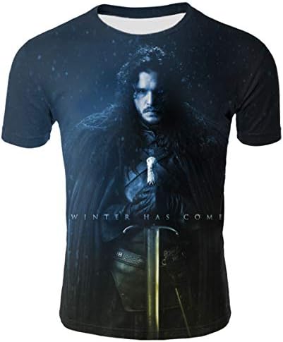 Game of Throne's Season 8 Womens Mens Youth Unisex 3D Printed Short Sleeves T Shirts