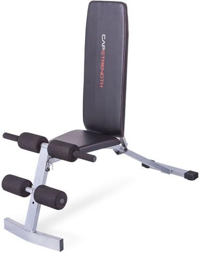 CAP Strength FID Bench, Multi-Position Backrest, Total Weight Capacity Of 300 lbs