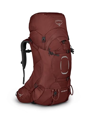 Osprey Aether Herren Rucksack, 55L, Acorn Red, S/M