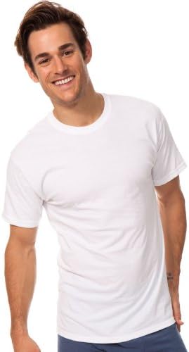 hanes men's classics 6 pack crew neck tee