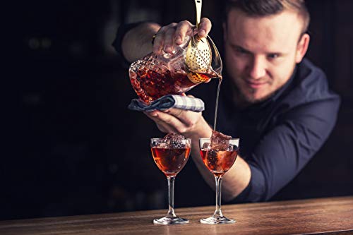 Cocktailgläser – gemischtes Set mit 4 Trinkgläsern inkl. (2) Thin Line 397 ml Double Old Fashioned Rocks Gläser und (2… – Bild 7