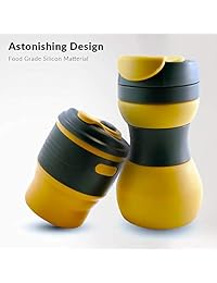 Taza de café plegable R3   350 ml, 500 ml, 2 unida