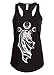 Pretty Attitude Women's Bat Shirt Moon Wiccan Witchy Goth Top Large Black