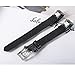 bayite Replacement Leather Watch Bands for Fitbit Alta HR and Alta Stone Pattern Black