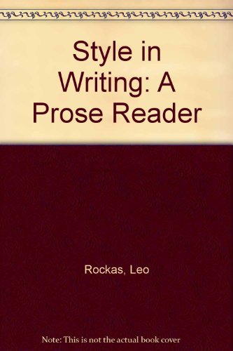 Readable Prose Style in Writing: A Prose Reader - 9780669208788 | SlugBooks