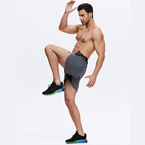 Breathable mesh shorts with pockets.