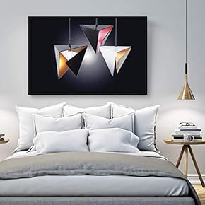 Floating Framed Canvas Wall Art for Living Room, Bedroom Droplight Canvas Prints for Home Decoration Ready to Hang - 16x24 inches