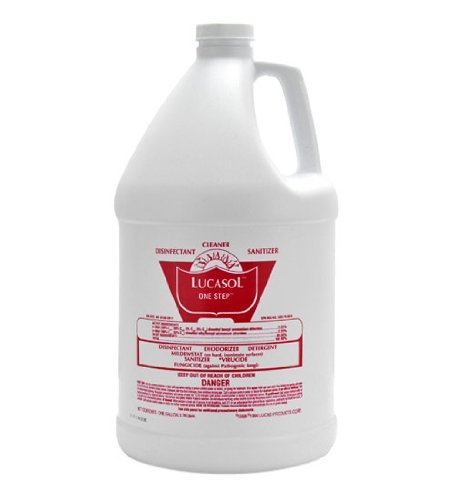 Lucasol One Step Tanning Bed Cleaner Disinfectant Sanitizer 1 GAL Concentrate by Lucasol