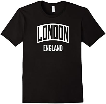 Men's London England UK  City Vacation Souvenir T-Shirt Medium Black