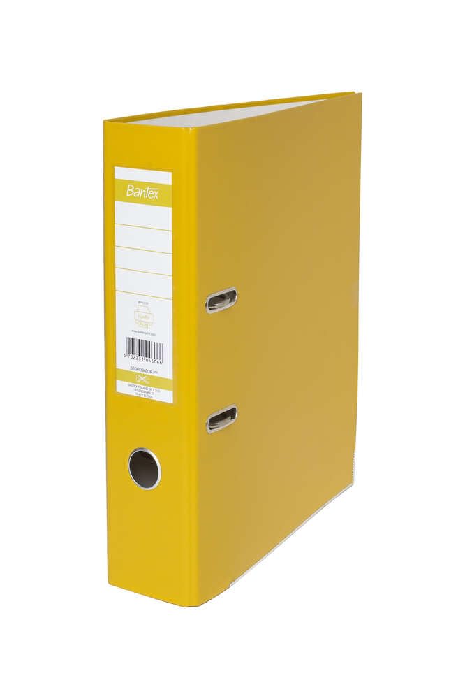 BANTEX 100551798 Lever Arch File A4 5 cm Pack of 20 Yellow