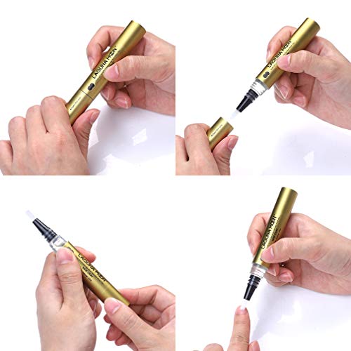 Lagunamoon Gel Nail Polish Base Coat and No Wipe Top Coat Gel Polish Pen (Base Coat) - Thumbnail 6