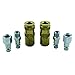 Milton S-217 1/4" NPT V Style Coupler and Plug Kit - 6 Piece primary