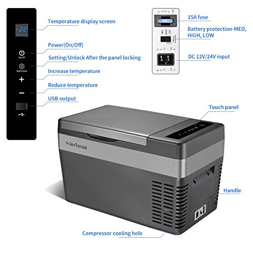 2 JoyTutus+Portable+12V+24V+26+Quart+Refrigerator