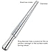 Ring Mandrel Sizer Metal Mandrel, Yookat Finger Sizing Measuring Stick Metal, with Ring Sizer Guage Set of 27 Pcs Circle Models Jewelry Sizer Tool