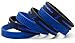 Inkstone (12-pack) Blue Awareness Ribbon Silicone Wristbands - Wholesale Bulk Pack of 1 Dozen Bracelets in Unisex Adult Size…