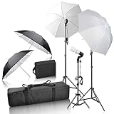 Emart 600W Photography Photo Video Portrait Studio Day Light Umbrella Continuous Lighting Kit