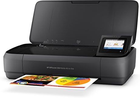 HP Officejet Mobile 250 Imprimante portable Multifonction jet d'encre couleur (10 ppm, 4800 x 1200 ppp, USB, Wifi)