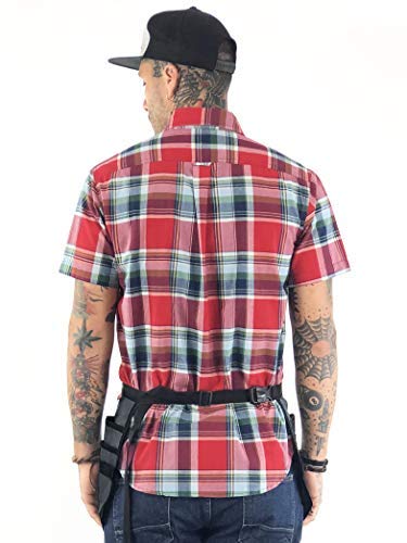 Under NY Sky Utility Tool Belt Apron – Heavy Duty Gray Oxford Canvas – 12 Pockets – Adjustable for Men, Women – Pro Mechanic, Woodworker, Carpenter, Electrician, Gardener, DIY, Handyman, Makers Apron