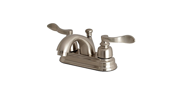 正規代理店 Kingston Brass Fb2608nfl Nuwave French 4 Centerset Lavatory Faucet With Retail Pop Up 4 Brushed Nickel 並行輸入品 洗面所用水栓