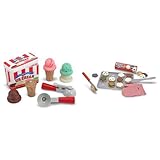 Melissa & Doug Ice Cream Scoop Set & Cookie Set Bundle
