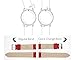 RECHERE 4PCS Quick Release Spring Bar Stainless Steel Watch Pins Diameter 1.5mm (20mm)