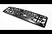 Original Universal Euro License Plate Holder Frame Black - Made in Germany