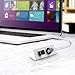 AUKEY USB Hub with 4 USB 3.0 Ports for Data Transfer, Desktop Aluminum Hub for PCs and Laptops
