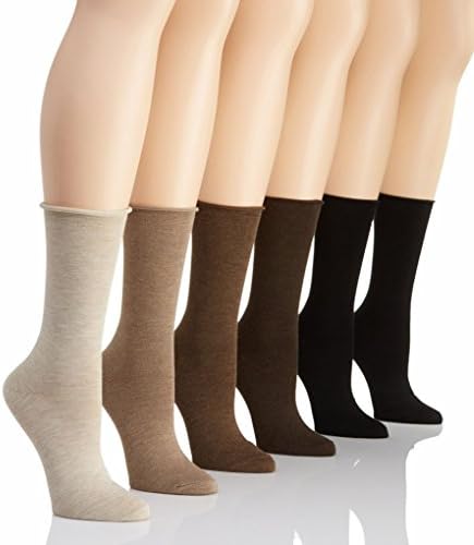 Ralph Lauren Roll Top Trouser Sock - 6 Pack (3101) One Size