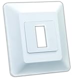 JR Products 13605 Switch Base and Face Plate - Single