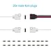 Fntek LED Strip Connector Kit for 5050 RGB 4 Pin 10mm,with RGB Splitter Cable, LED Strip Jumper, T and L Shape Connector, 9 Types Accessories for LED Connector