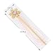 XiangGuanQianYing Princess Party Supplies Princess Wands Snowflake Wands with Pink Ribbons Party Favors (10 Pack)