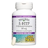 Natural Factors - Stress-Relax 5-HTP 50mg, Supports Emotional Well-Being, 60 Enteric Coated Caplets