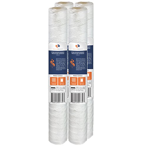 4-pack of 5 micron aquaboon wound string sediment water…