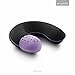MALOUF Z Zoned Dough Memory Foam Infused with Real Lavender Essential Oil-Travel Neck Aromatherapy Pillow, Dorm Room Essentials