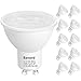 Banord GU10 LED Light Bulbs 10 pack, 5W(50W Halogen Bulb Equivalent),6000K(Daylight White),450 lm 40° Home LED lights bulbs for Appliances,Kitchen,Outdoors,Office, Restaurants, and Stores