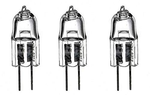 3 Pack Microscope Bulbs - 6V 20W G4 Bulb for Nikon, Zeiss, Olympus, Amscope, Omax and Laxco Microscopes - Thumbnail 2