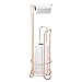 iDesign Classico Toilet Paper Roll Holder Stand Plus-Copper, Set of 1