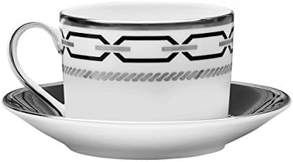 Wedgwood with Love Nouveau Indigo Rim Imperial Teacup, White by Wedgwood