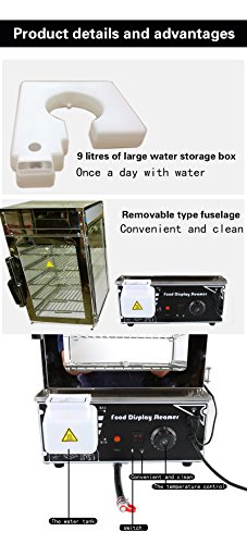110 Volt Chef Prosentials Bun steamer electric food display automatic temperature control 5 layers display Stainless Steel Bun Steamer For Kiosk - Thumbnail 5
