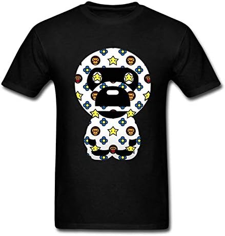 Vezzanlly Men's Women's Camouflage Fashion Bape Baby Vogue Desgin Cotton T Shirt