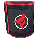 Fitru Waist Trimmer Weight Loss Ab Belt for Women & Men - Waist Trainer Stomach Wrap (red, 9