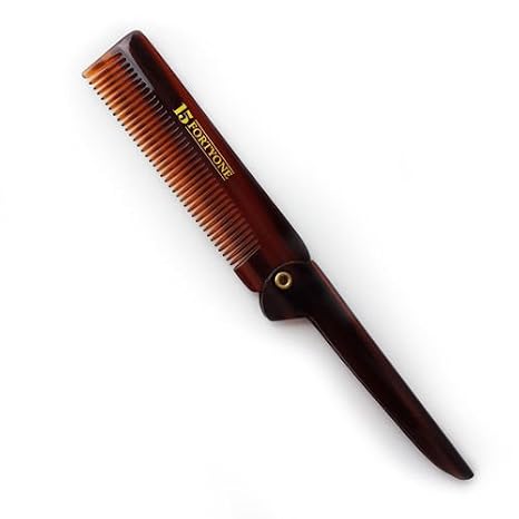 1541 London Folding Pocket Hair And Beard Comb (Bc7) (711274808048)