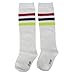 BESTCYC 4 Pairs 4colors Children Boys Girls Cotton Knee Long Socks High Tube Soccer Socks Team Socks