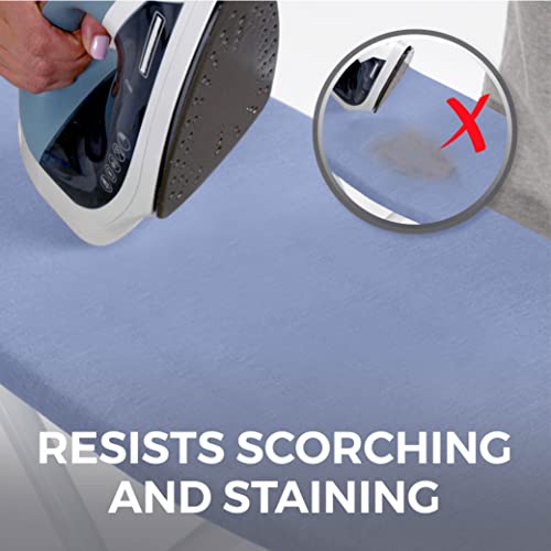 HOME GENIE Ironing Board Cover, Silicone Coating, Full Size Scorch